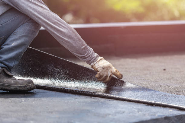 Professional Emergency Waterproofing technician working in Palmyra, MI